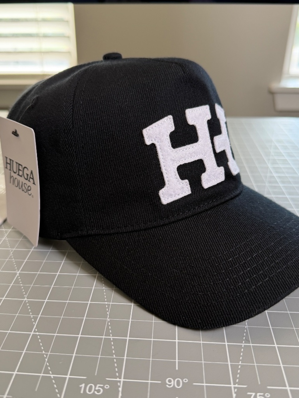 Huega House Letterman Canvas Hat Navy NWT - Picture 7 of 7